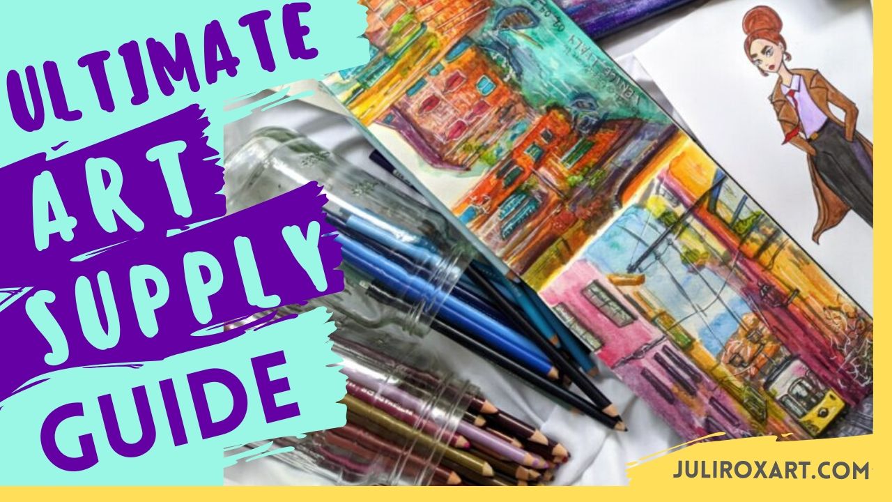 Read more about the article The ULTIMATE Art Supply Guide for Complete Beginners – Sketchbooks, Alcohol Markers, Watercolors, & More