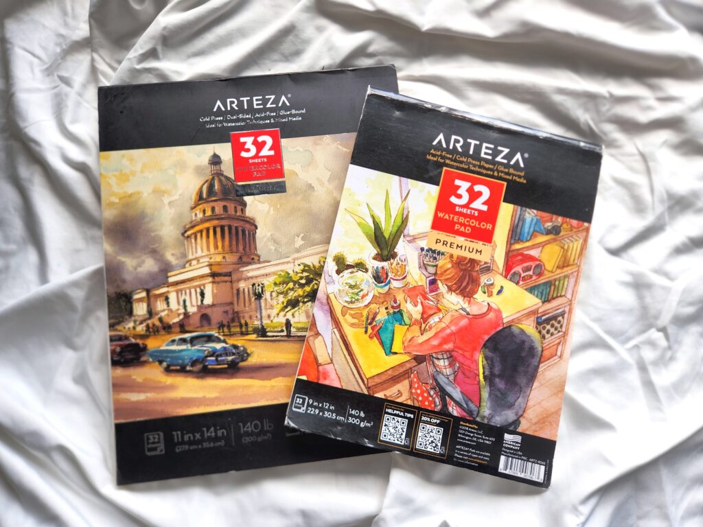 arteza expert watercolor paper pad juli rox art